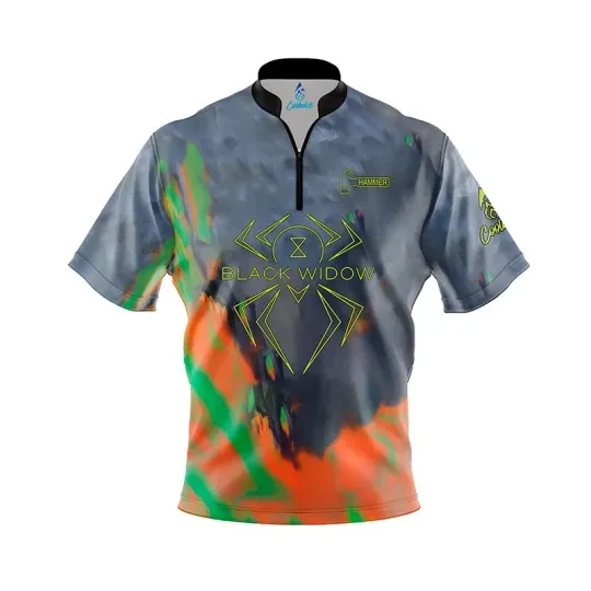 Discover Best Personalized Hammer Black Widow Toxin Hybrid Bowling Jersey Shirts