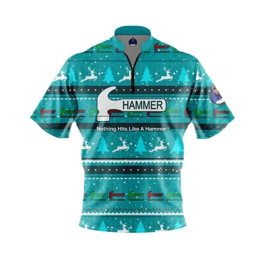 Discover Personalized Name Hammer Holiday Quilt Bowling Jersey Shirts
