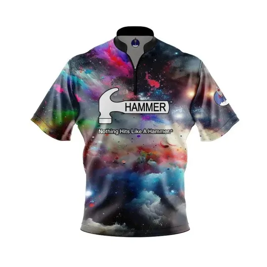 Discover Personalized Name Hammer Galaxyverse Bowling Jersey Shirts