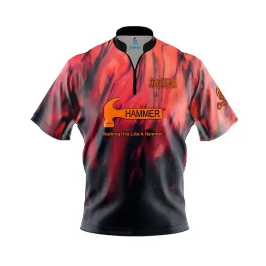 Discover Personalized Name Hammer Anger Bowling Jersey Shirts