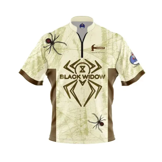 Discover Best Personalized Hammer Black Widow Grunge Sail Bowling Jersey Shirts Gift