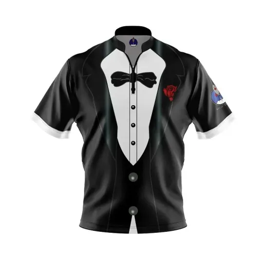 Discover Personalized Name Plain Suit and Tie Bowling Jersey Shirts