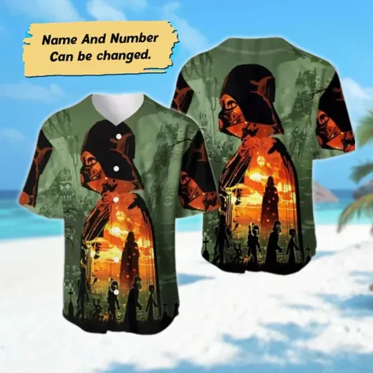 Discover Custom Darth Vader 3D Baseball Jersey
