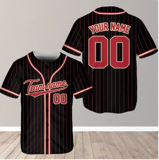 Discover Personalized Team Name And Number Baseball Jersey Shirt