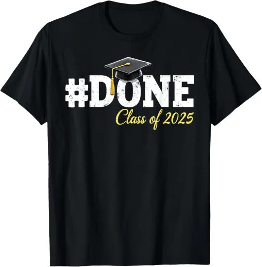 Discover Class of 2025 Graduation Shirts for Him Family Men Women T-Shirt