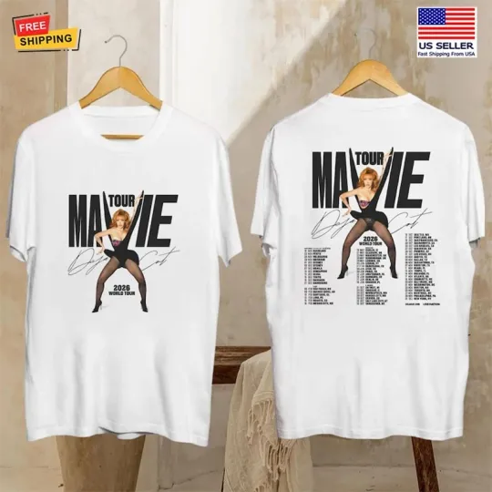 Discover Doja Cat Ma Vie World Tour 2026 T-Shirt, Rap Music Concert Merch, Fan Gift Tee
