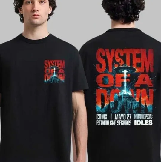 SYSTEM OF DOWN Mexico Tour 2026 T-Shirt