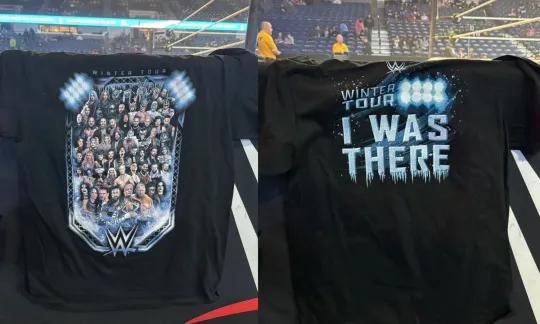Discover Wrestling Entertainment Holiday WInter Tour 2025 2026 I Was There Merch T-shirt Reprint
