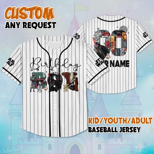 Discover Personalized Star Wars Baseball Jersey, Star Wars Darth Vader Jersey Shirt, Disney Star Wars Birthday Gift, Gift For Fans