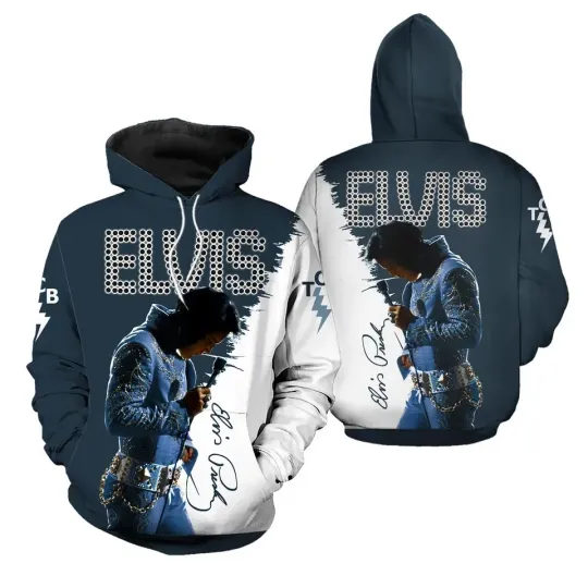 Discover Elvis Presley Limited Edition 3D All Over Print Hoodie