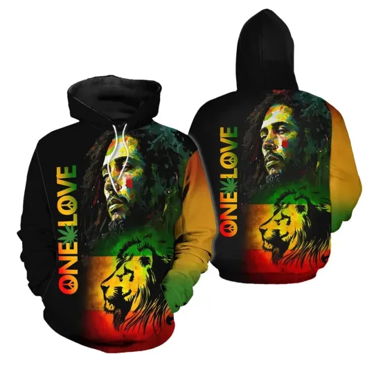 Discover Bob Marley Limited Edition 3D Hoodie Unisex All-Over Print Clothing