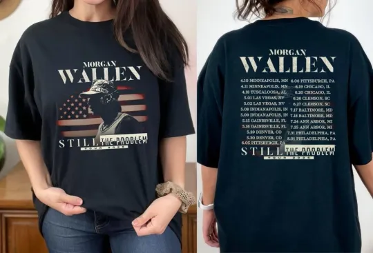 Discover Wallen Western 2026 Tour Shirt, Country Music Tee, Unisex Graphic Tee