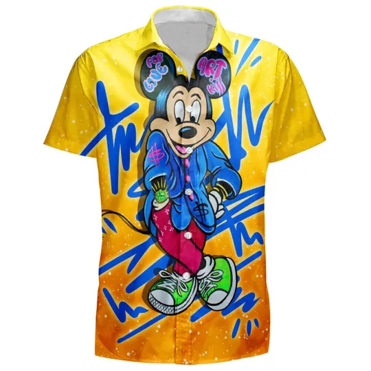 Discover Mickey Mouse Hawaiian Shirt, Gift for Fan
