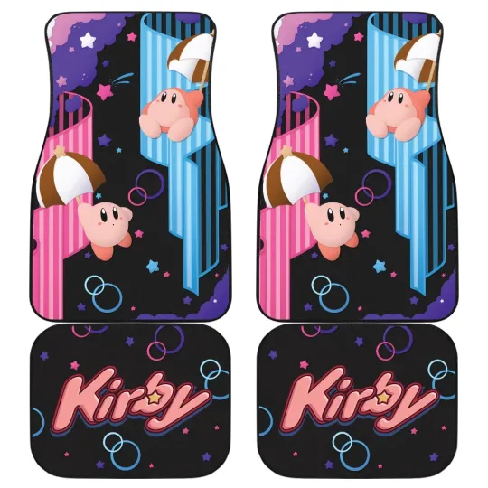 Discover Kirby Car Floor Mats Front and Back Vehicle Accessories