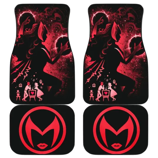 Discover Scarlet Witch Car Floor Mats Front and Back - Vehicle Decor Accessories