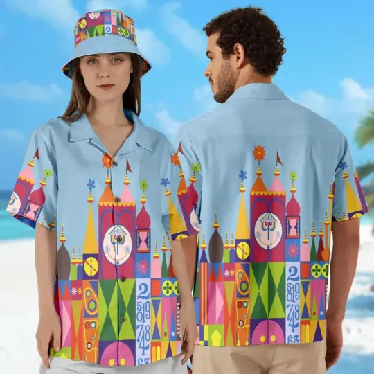 Its A Small World Theme Parks Hawaiian Shirt, Gift for Fan