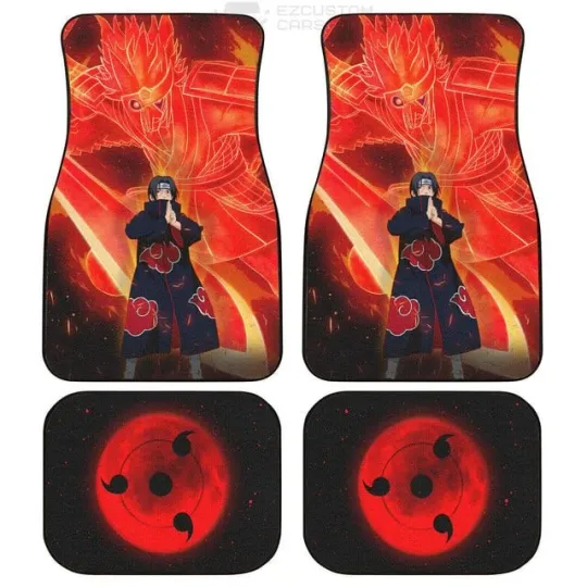 Discover Movie Itachi Susanoo Car Floor Mats Anime Car Mats Decor Gift Car Rugs