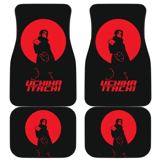 Discover Itachi Uchiha Naaruto Car Floor Mats Akatsuki Anime Car Mats Ci101802