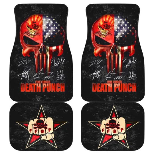 Discover Five Finger Death Punch Rock Band Car Floor Mats Five Finger Death Punch Car
