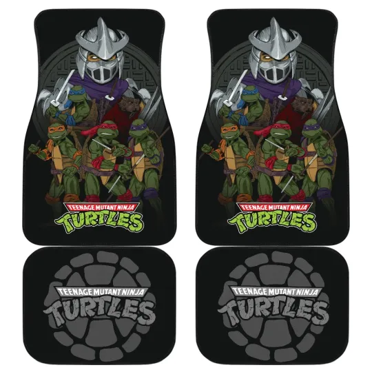 Discover Teenage Mutant Ninja Turtles Car Floor Mats Front and Back Vehicle Accessories