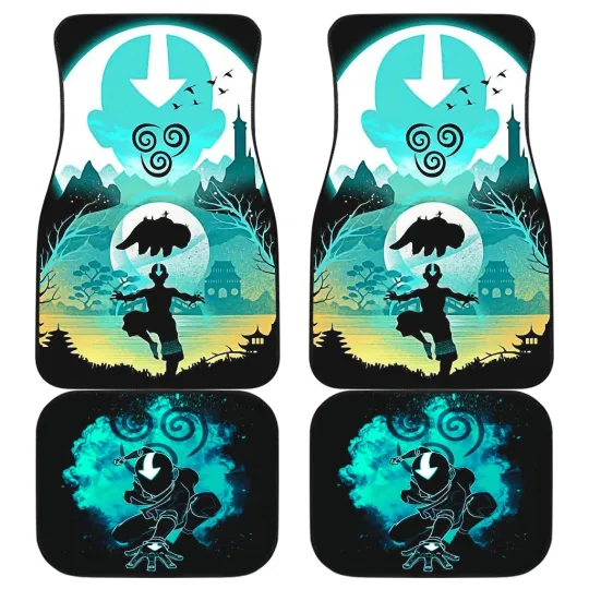 Discover Avatar The Last Airbender Car Floor Mat Front and Back
