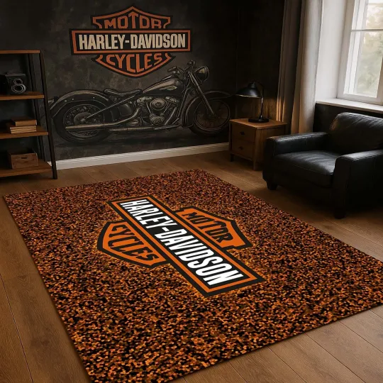 Discover Motorcycle Legend Custom Rug for Biker Home Decor