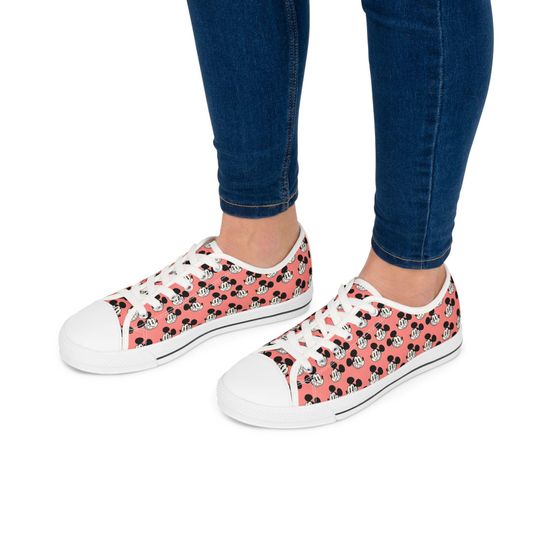 Discover Mickey Mouse Sneakers Women's Disneybounding Low Top Shoes