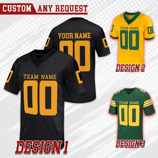 Custom Texas College Football Jersey, Custom Team Name Number Uniform Football Jersey, Baylor College Football