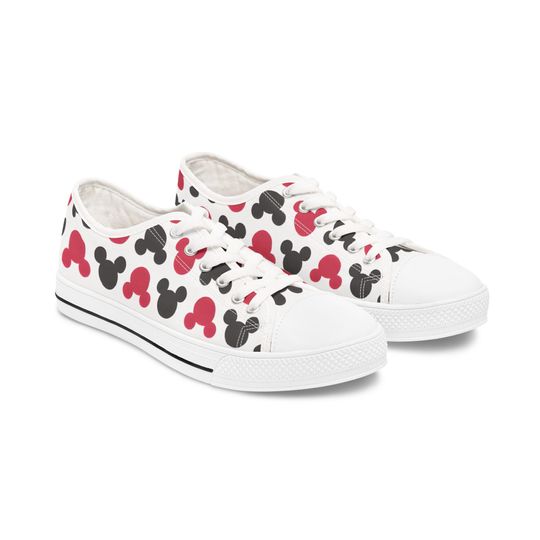 Discover Low Top Sneakers, Mickey Inspired Disney Shoes, Vacation Park Days Footwear, Women's Tennis Shoes, Disneyboundng Sneaker, Cute Mickey Mouse