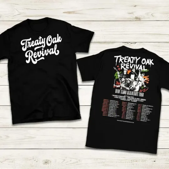 Discover HOT NEW - Treaty Oak Revival Tour 2026 Concert Unisex T-Shirt Hoodie Full Size