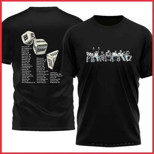 NEW - Machine Gun Kelly MGK Lost Americana tour 2025 2026 Double Sided T-Shirt