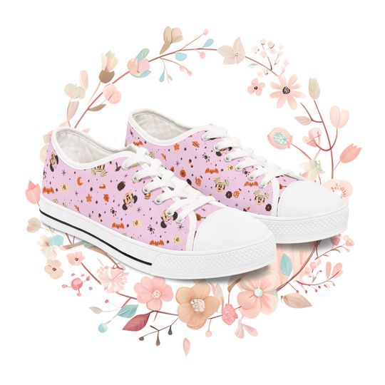 Discover Disney Halloween Low Top Sneakers, Cute Mickey Not So Scary Shoes, Women's Sneakers, Halloween Sneakers, Disney Shoes, Halloween Shoes