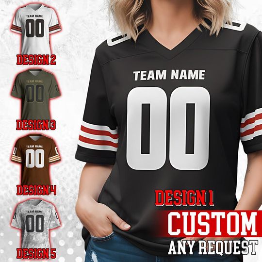Discover Personalized Cleveland Football Famous Team Uniform Jersey For Men Women And Kid, Football Us, Football Gameday Jersey  24925DN38