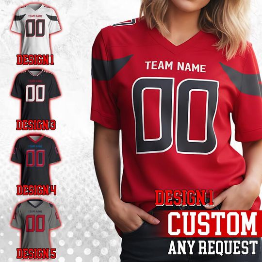 Discover Personalized Houston Football Famous Team Uniform Jersey For Men Women And Kid, Football Us, Football Gameday Jersey 24925DN43