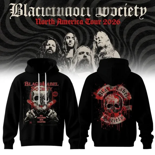 Black Label Society North America Tour 2026 Hoodie T-Shirt
