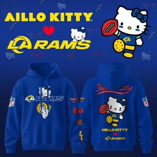 Rams x Hello Kitty Hoodie Shirt