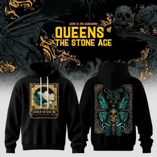 Discover Queens of the Stone Age 2026 Tour Hoodie Shirt