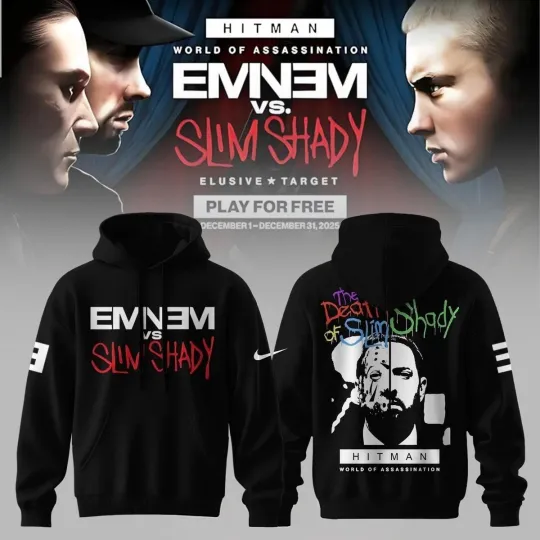 Slim Shady Hitman World Of Assassination Hoodie Shirt