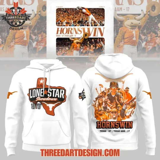 Texas Longhorns Citrus Bowl Champions 3D Hoodie 2026 All Over Print Fan Gear