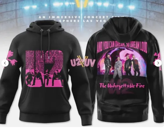 Discover U2 Band You Can Dream So Dream AOP Hoodie 3D Gift