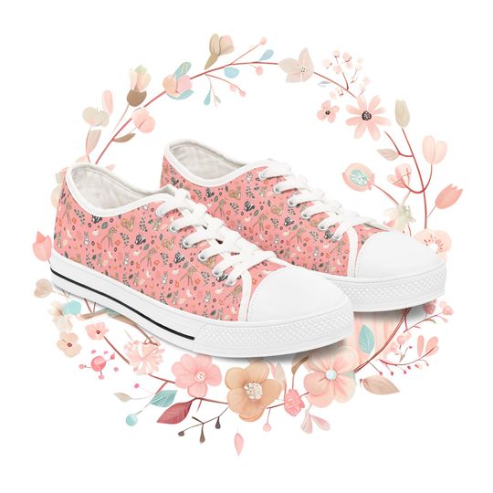 Discover Bambi Thumper Flower Disney Inspired Women's Low Top Sneakers Casual Shoes