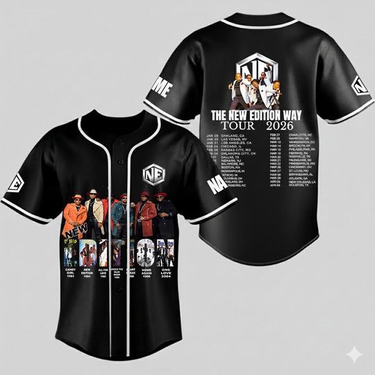 Discover Personalized New Edition Baseball Shirt, New Edition NE Shirt, The New Edition Way Tour 2026 Shirt