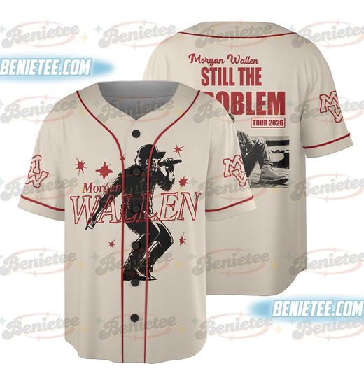 Discover Retro Wallen Western Still The Problem Tour 2026 Jersey, Wallen Western Country Music Baseball Jersey, Wallen Western Fan Shirt