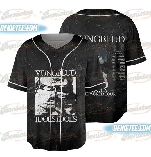 Discover Yungblud IDOLS The World Tour 2026 Baseball Jersey