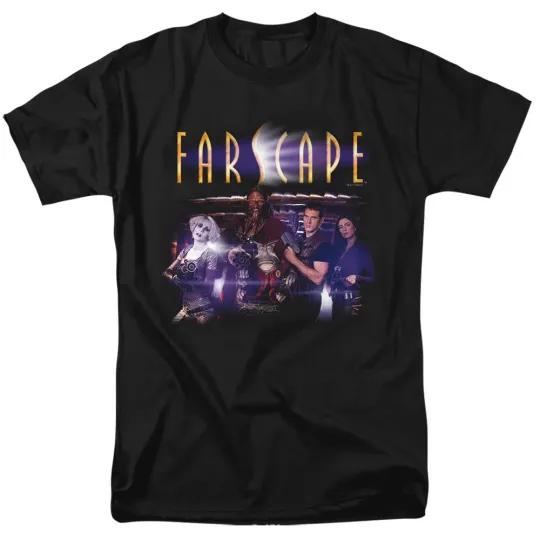 Discover Farscape Flarescape Men's T-Shirt Black
