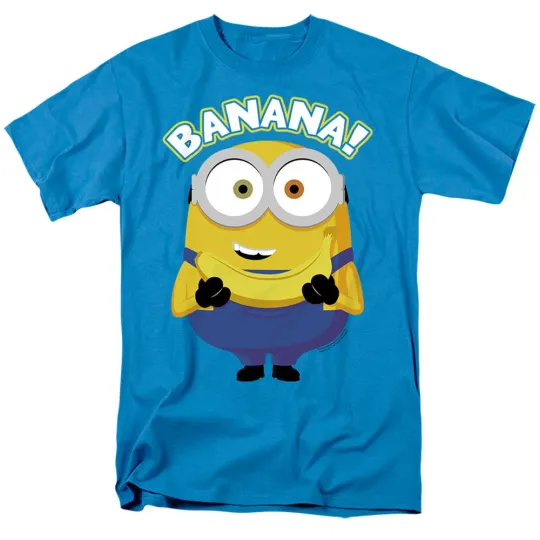 Discover Minions Banana Mens Turquoise T-Shirt