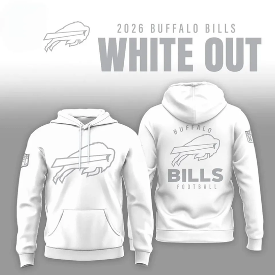 Billss White Out 2025 Edition Hoodie