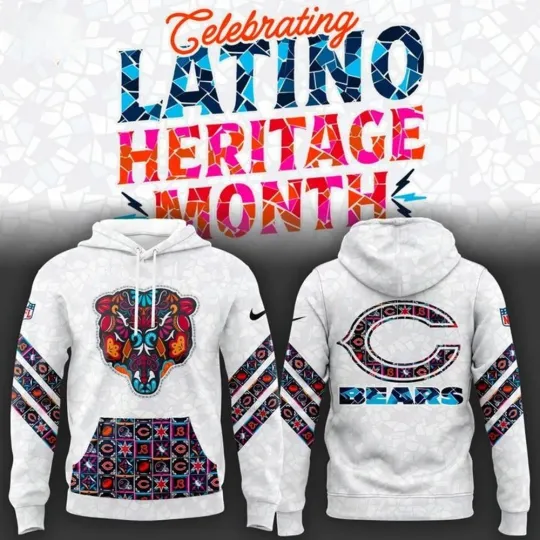 Discover Bearss football 2025 Latino Heritage Month Hoodie