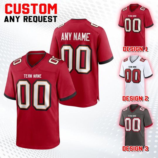 Discover Custom Professional Team Tampa Bay Football Jersey Collection, Game Draft Jersey For Adult Kid, Custom American Football Jersey 30825DN40