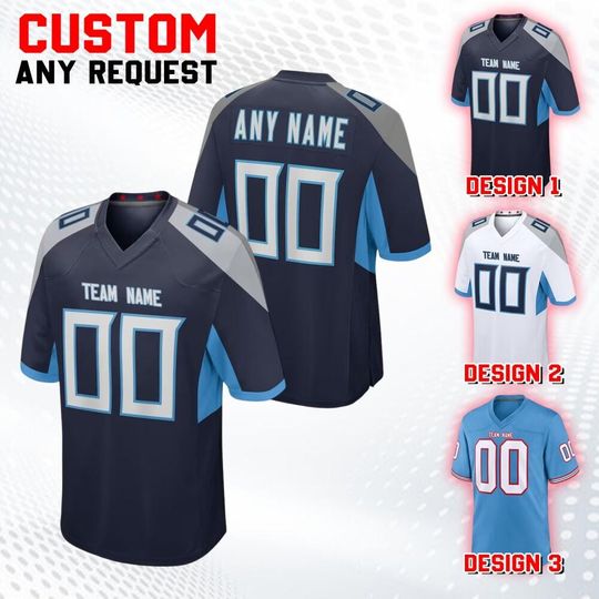 Discover Custom Team Tennessee Football Jersey Collection, Game Draft Jersey For Adult Kid, Custom American Football Jersey